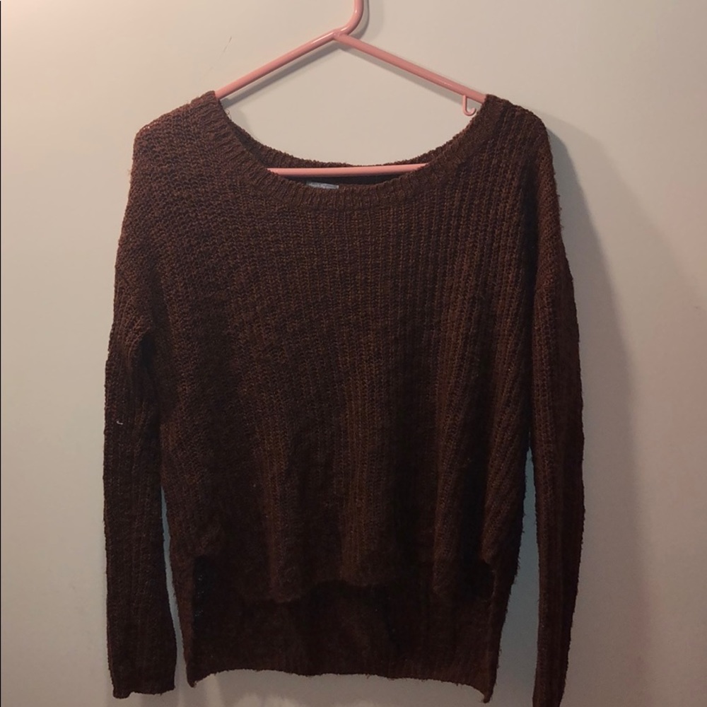 Burgundy Sweater